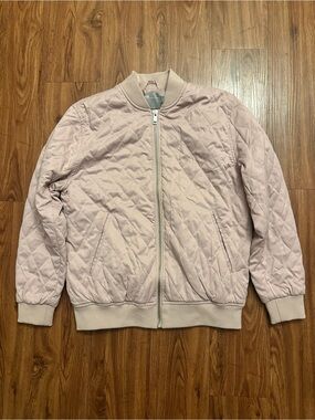 ASOS Dusty Pink Quilted Jacket